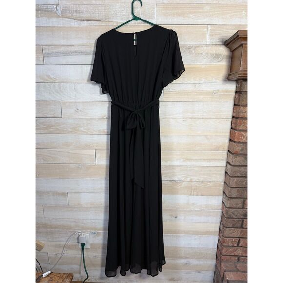 Baltic Born Naomi Short Sleeve Maxi Dress Black Size L NWT - Picture 8 of 8